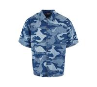 Chemise boxy imprimé Urban Classics Bleu L