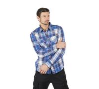 Brandit Check Shirt Long Sleeve, color: navy, size: XL