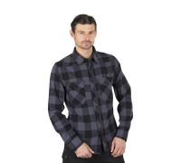 Brandit Checkshirt, chemise M Noir/Gris Noir/Gris
