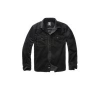 Brandit Corduroy Classic Long Sleeve Shirt Noir L Homme
