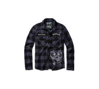 Brandit Motörhead Long Sleeve Shirt Noir,Gris 2XL Homme