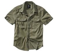 Brandit Chemise vintage manches courtes Vert Taille S Homme