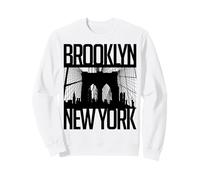 Chemise Brooklyn Bridge, Design Graphique Brooklyn New York City Sweatshirt
