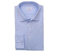 Chemise business homme Seidensticker - coupe ajustée - repassage facile - col Kent - manches longues - 100% coton