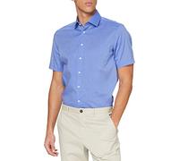 Chemise business homme Seidensticker - coupe ajustée - sans repassage - col Kent - manches courtes - 100% coton