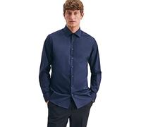 Chemise business homme Seidensticker - coupe ajustée - sans repassage - col Kent - manches longues - 100 % coton