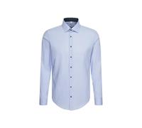Chemise business homme Seidensticker - coupe ajustée - sans repassage - col Kent - manches longues - 100 % coton