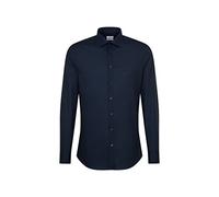 Chemise business homme Seidensticker - coupe slim - sans repassage - col Kent - manches longues - 100 % coton