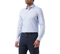 Chemise business homme Seidensticker - coupe slim - sans repassage - col Kent - manches longues - 100 % coton