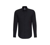 Chemise business homme Seidensticker - coupe slim - sans repassage - col Kent - manches longues - 100 % coton