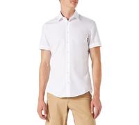 Chemise business Seidensticker - coupe slim - sans repassage - col Kent - manches courtes - 100% coton