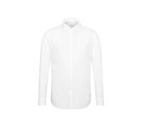 Seidensticker Chemise business slim sans repassage col Kent poignets à revers 100 % coton