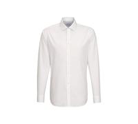 Chemise business Seidensticker pour homme - Coupe ajustée - Infroissable - Col Kent - Manches extra longues - 100 % coton