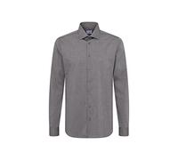 Chemise business Seidensticker pour homme - Coupe ajustée - Infroissable - Col Kent - Manches extra longues - 100 % coton