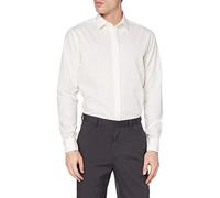Chemise business Seidensticker pour homme - Coupe ajustée - Infroissable - Col Kent - Manches longues - Poignets à revers - 100 % coton