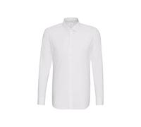 Chemise business Seidensticker pour homme - Coupe extra slim - Infroissable - Col Kent - Manches longues - 100 % coton