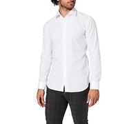 Chemise business Seidensticker pour homme - Coupe extra slim - Infroissable - Col Kent - Manches longues - 100 % coton