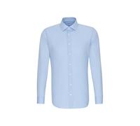 Chemise business Seidensticker pour homme - Coupe extra slim - Infroissable - Col Kent - Manches longues - 100 % coton