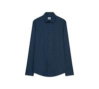 Chemise business Seidensticker pour homme - Coupe extra slim - Infroissable - Col Kent - Manches longues - Imprimé - 100 % coton