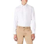Chemise business Seidensticker pour homme - coupe slim - sans repassage - col boutonné - manches longues - 100 % coton