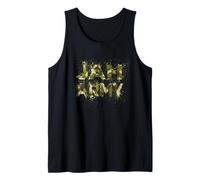 Chemise Camouflage Reggae - Jah Army Rastafari Débardeur