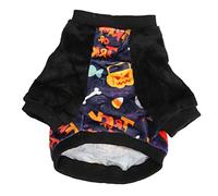 Chemise Canine Festive | Motif Citrouille en Peluche Douce et Forte élasticité | Tenue pour Animaux de Compagnie pour fête/Voyage/séance Photo | 5 Tailles pour Un Ajustement (XL)