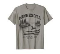 Chemise Canoe Loon du Minnesota The North Star State Lake Nature T-Shirt