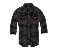 Chemise carreaux manches longues Brandit Duncan Marron 2XL