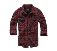 Chemise carreaux manches longues Brandit Duncan Rouge 7XL