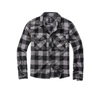 Brandit Check Long Sleeve Shirt Noir,Gris 3XL Homme