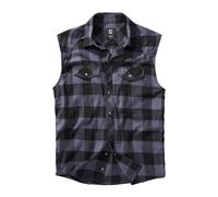 Brandit Chemise homme Checkshirt sans manches noir/gris 4XL