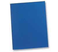 Chemise, carton de einschlag à anneaux A4 avec 3 rabats intérieurs (sans élastique), bleu