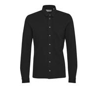 Chemise Casual Homme à Manches Longues avec Stretch CFARTHUR LS BU Jersey Piquet, Couleurs:Noir, Taille:M