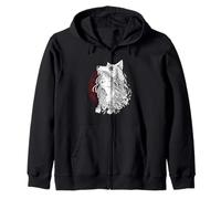 Chemise chaman loup Heilung pour viking Sweat à Capuche