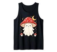 Chemise Champignon d'halloween fantôme Champignon Lune drôle Cottage Débardeur