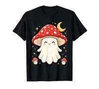 Chemise Champignon d'halloween fantôme Champignon Lune drôle Cottage T-Shirt