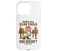 Chemise chrétienne rétro du désert When All Else Fails God Doesn't Coque pour iPhone 15 Pro Max