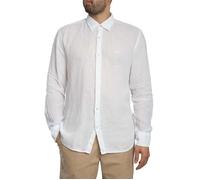 Hugo Boss Chemise homme Relegant_6 Regular-fit en lin Blanc XL