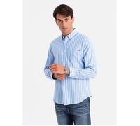 Chemise Classique Manches Longues - Ombre - Regular - Homme - Bleu M