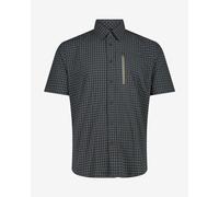 Chemise CMP Stretch Regular manches courtes noir gris - 48