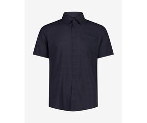 Chemise CMP Wicking Check manches courtes bleu marine - XXL