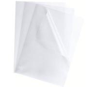 Chemise coin plastique transparent polypro 9/100e Maxiburo - Boite de 100 Transparent G