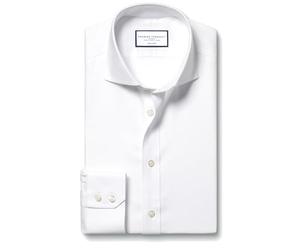 Chemise Col Cutaway Twill Sans Repassage - Blanc | Blanc (Poignet Simple) | 15 / 33 par Charles Tyrwhitt