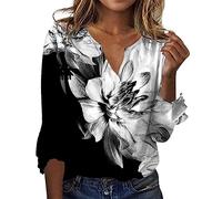 Chemise Col Français Marin Bleue Col Blanc à Élastique Thermolactyl Femme 2023 Blouses en Coton Manches 3/4
