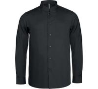 Chemise col mao Kariban Noir 2XL