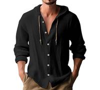Chemise Col Pelle À Tarte Homme Tee Shirt Homme Noir Tenue Col V Oktoberfest Manches Manchette Surchemise Pirate Chemisette Casual Marque Tunisien Veste Col Tunisien Noir M