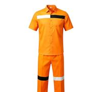 Chemise colorée et pantalon long pour un style moderne et décontracté, idéa