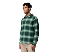 Columbia - Chemise en sherpa - Windward II Shirt Jacket Rain Forest Blurred Ombre pour Homme - Taille L - Vert Vert L