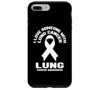Chemise Contre Le Cancer du poumon, « I Love Someone with Lung Cancer Awareness » Coque pour iPhone 7 Plus/8 Plus