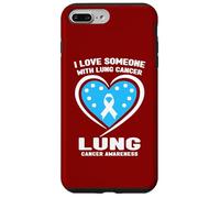 Chemise Contre Le Cancer du poumon, « I Love Someone with Lung Cancer Awareness » Coque pour iPhone 7 Plus/8 Plus